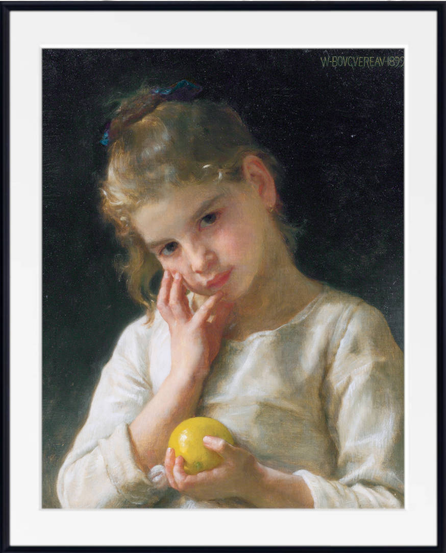 William-Adolphe Bouguereau, Fine Art Print : The Lemon