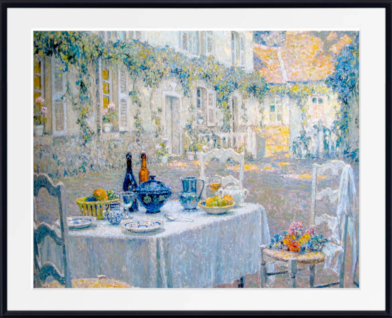 Henri Le Sidaner Fine Art Print, Le dejeuner – GalleryThane