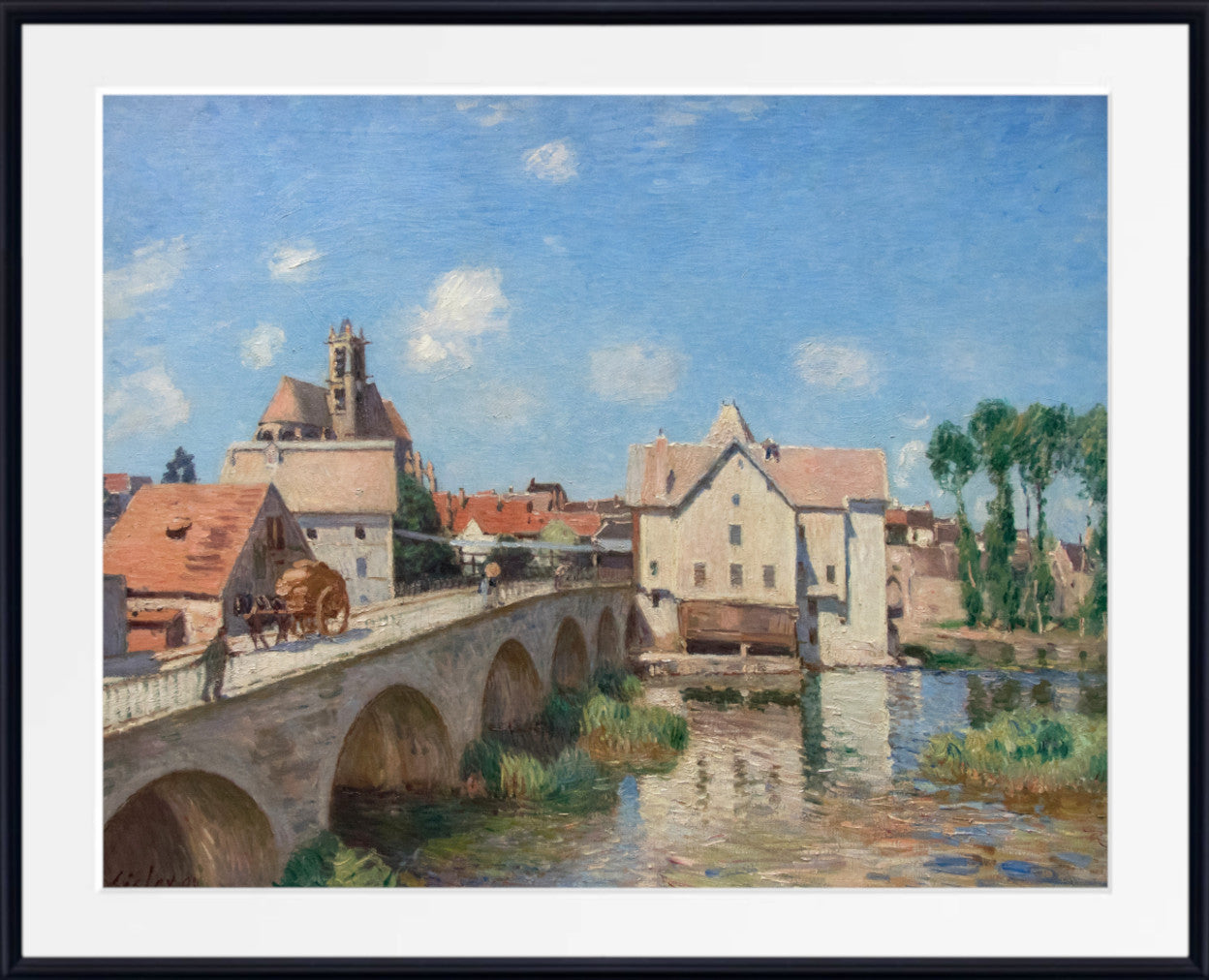 Alfred Sisley Fine Art Print Le Pont de Moret