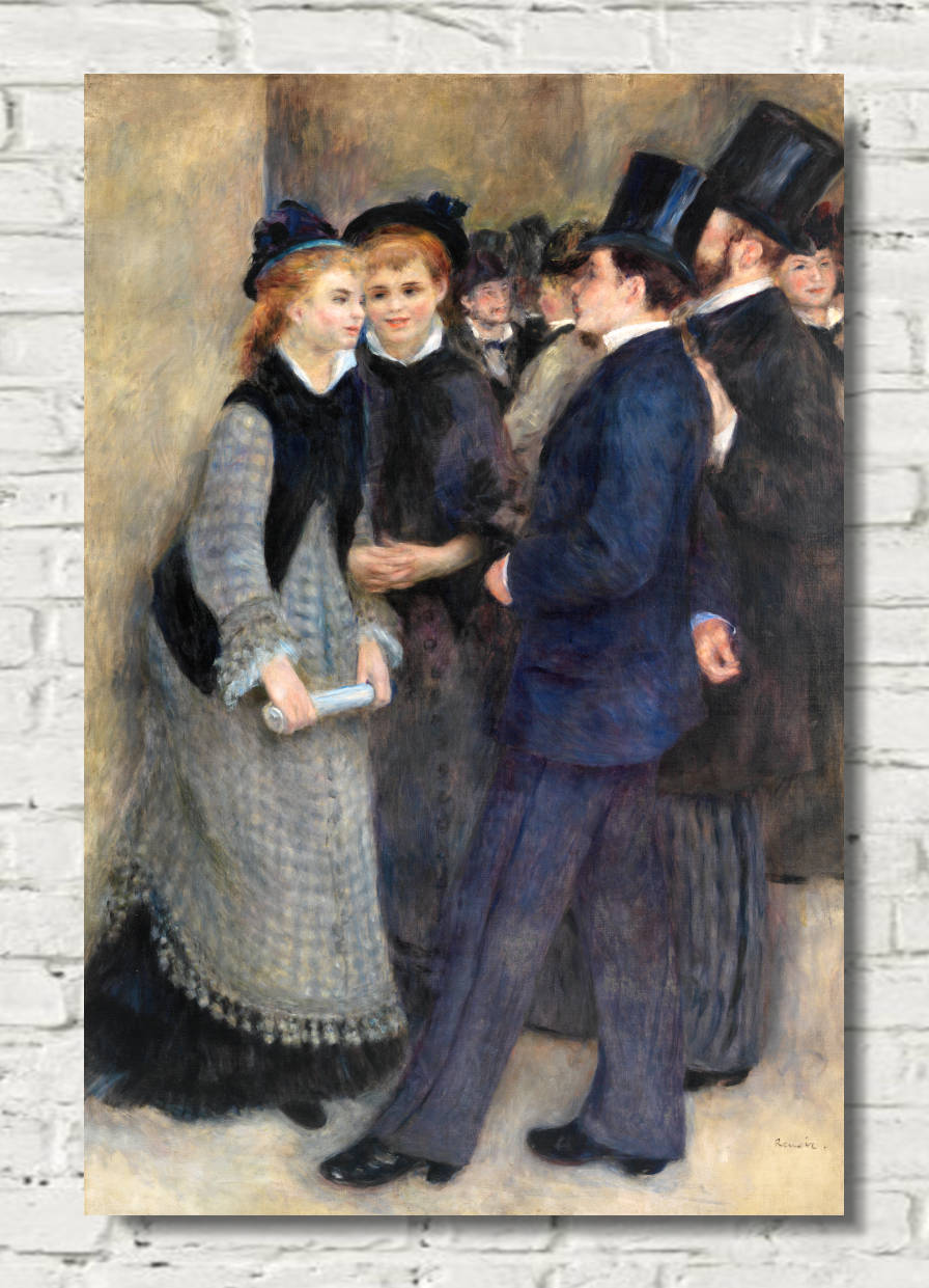 Renoir Print, Leaving the Conservatory (La Sortie du conservatoire) (1876)