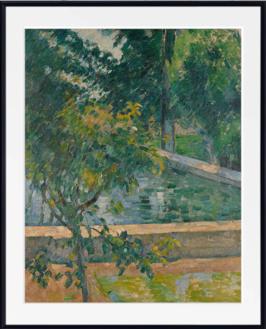 Paul Cézanne Print, The Pool at Jas de Bouffan