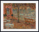 Henri Le Sidaner Print, The Lakeside Cafe (1937)