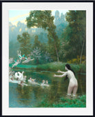 Jean-Léon Gérôme Fine Art Print : Leda and the Swan