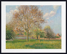 Camille Pissarro Print, The large walnut tree in Éragny, afternoon (1900)