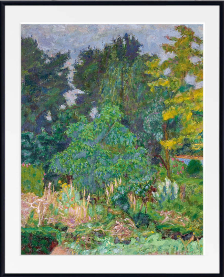 Pierre Bonnard Print, Le jardin de Vernon (circa 1927)