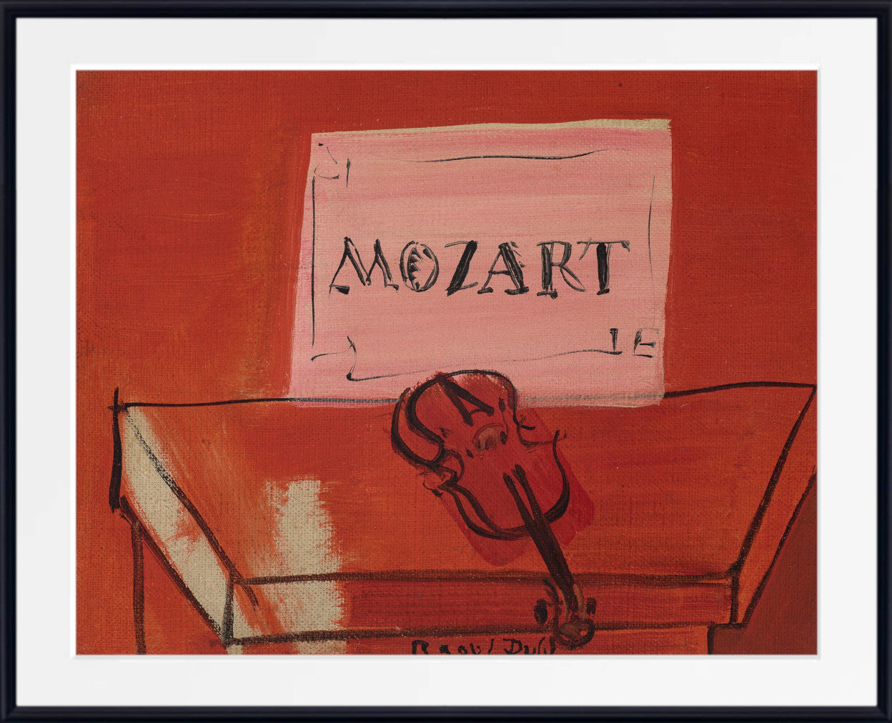 Le petit Mozart (1949) by Raoul Dufy
