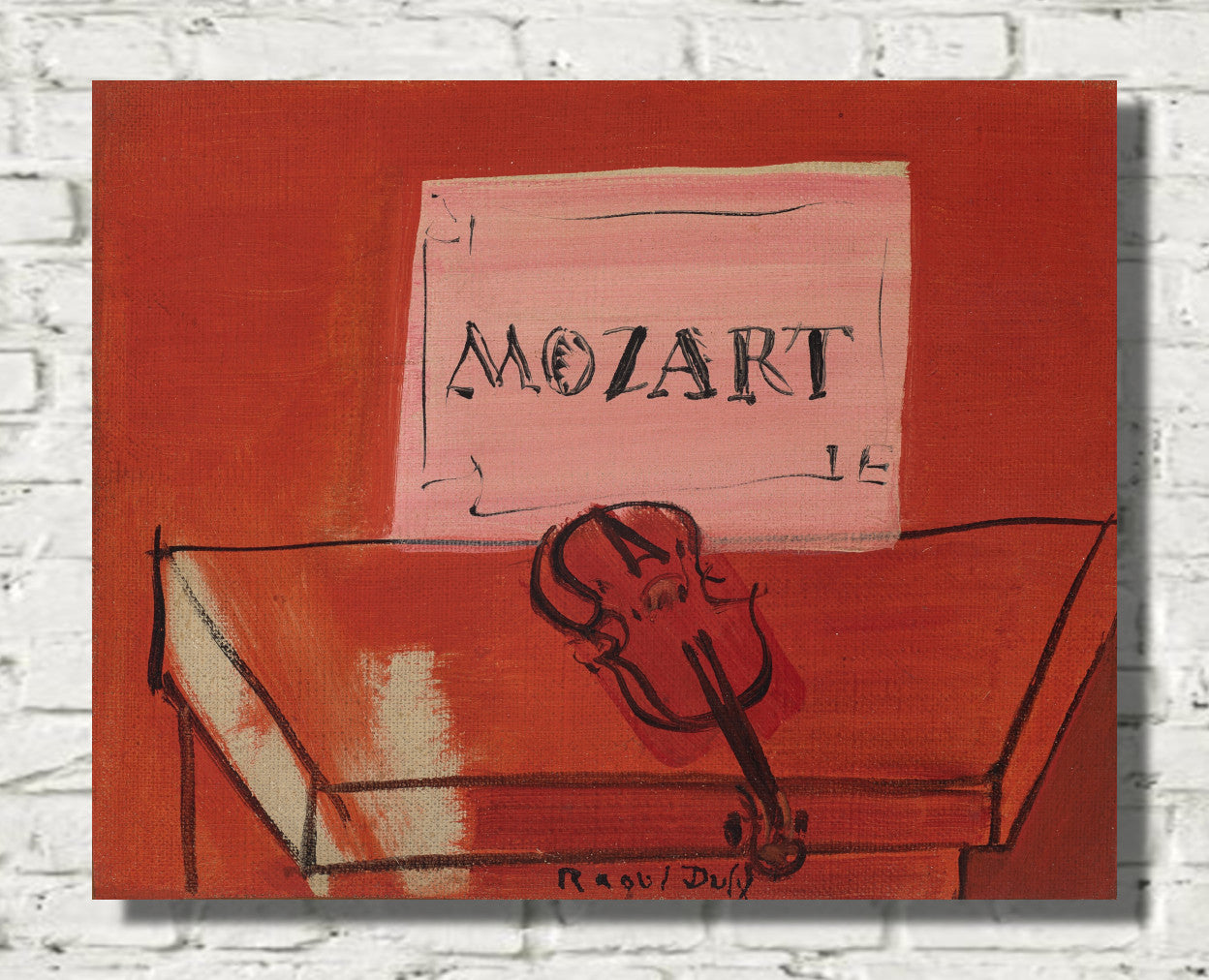 Le petit Mozart (1949) by Raoul Dufy