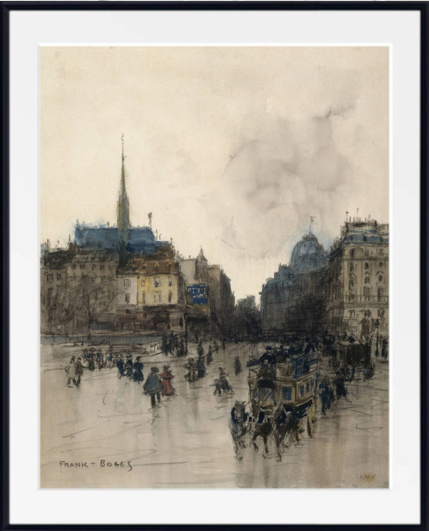 Frank Myers Boggs Print, Le pont Saint-Michel