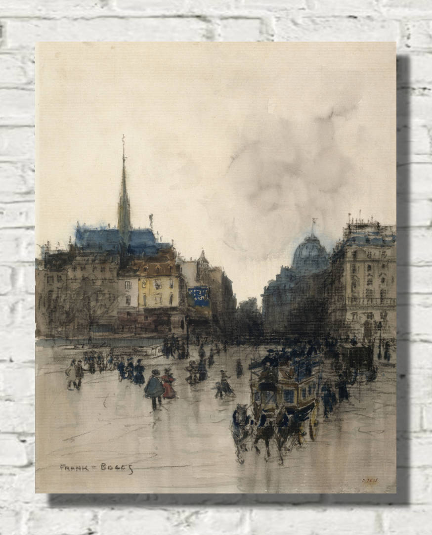 Frank Myers Boggs Print, Le pont Saint-Michel