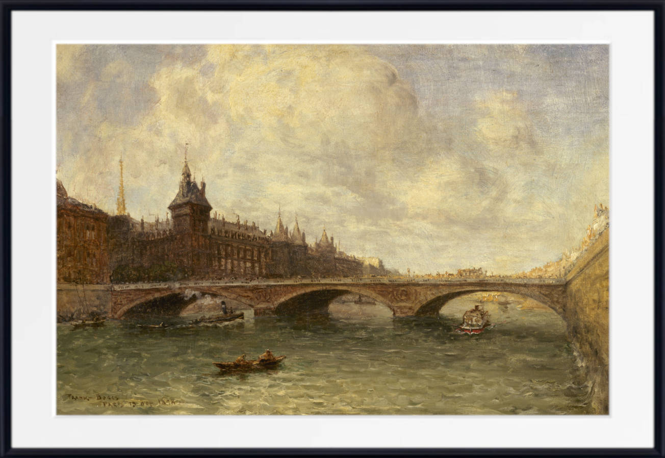 Frank Myers Boggs Print, Pont au Change and Quai de l’Horloge 