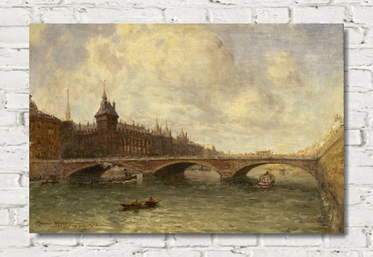 Frank Myers Boggs Print, Pont au Change and Quai de l’Horloge 