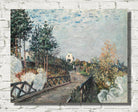 Alfred Sisley Print, The railway bridge (circa 1880)