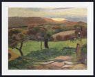 Paul Gauguin Print : Fields by the Sea (1889)