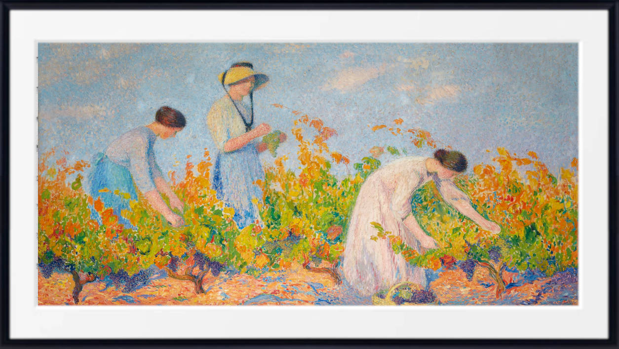 Henri Martin Print, The Grape Harvesters (1920)