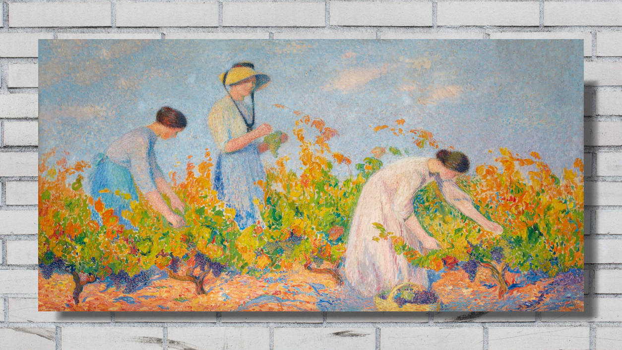 Henri Martin Print, The Grape Harvesters (1920)