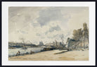 Frank Myers Boggs Print, Banks of the Seine and the Pont de Sully (1900)