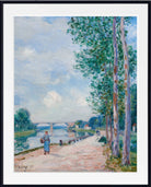 Alfred Sisley Print,  The banks of the Loing near Moret (1890)