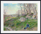 Camille Pissarro Print, The Chou quarries, Pontoise (1882)