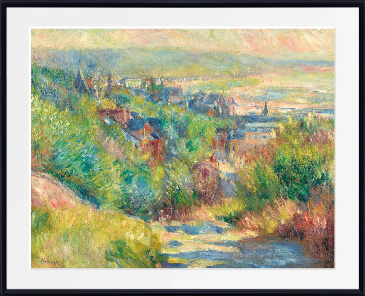 Renoir Print, The heights of Trouville (circa 1885)