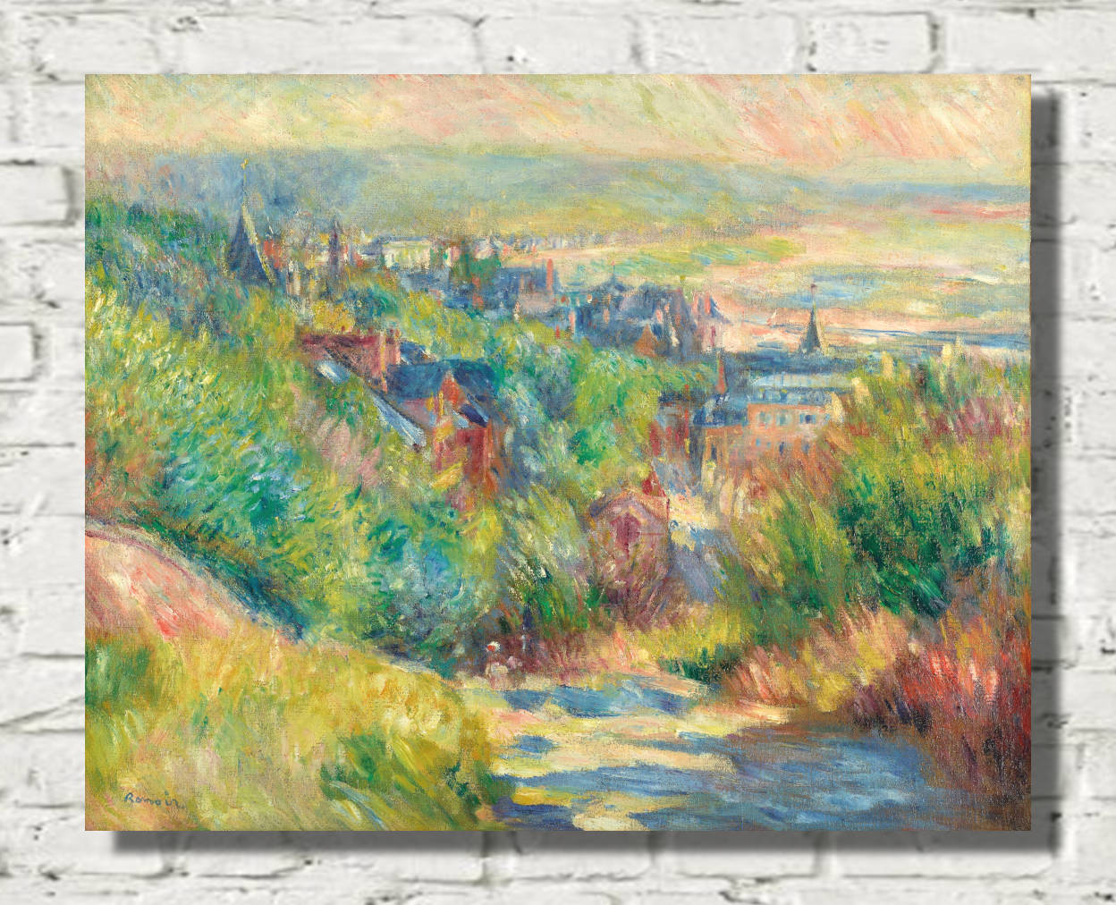 Renoir Print, The heights of Trouville (circa 1885)