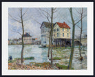 Alfred Sisley Print, The mills of Moret–Hiver (1890)