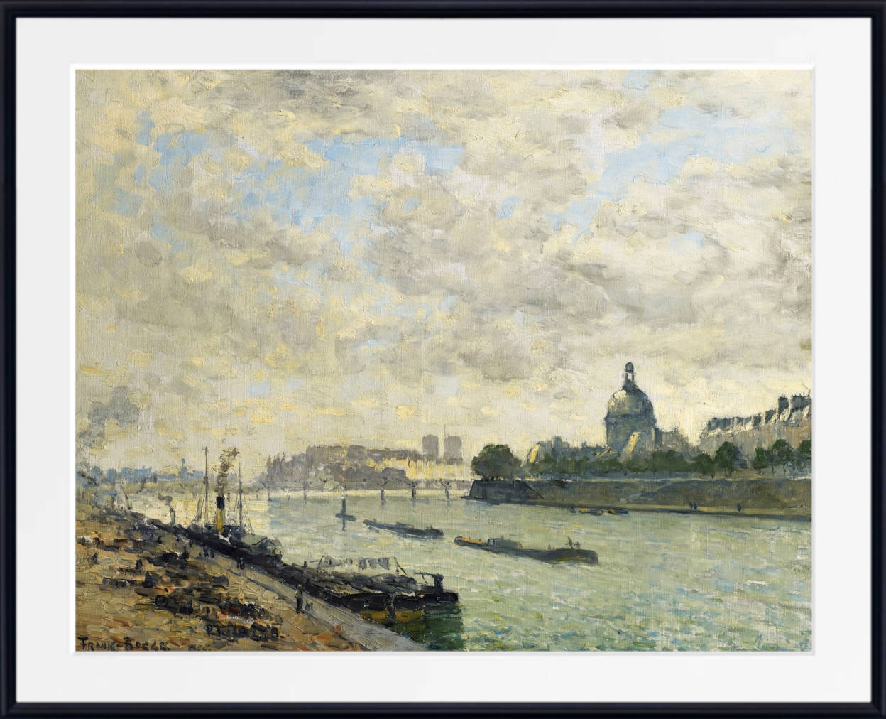 Frank Myers Boggs Print, Les quais de Seine à Paris