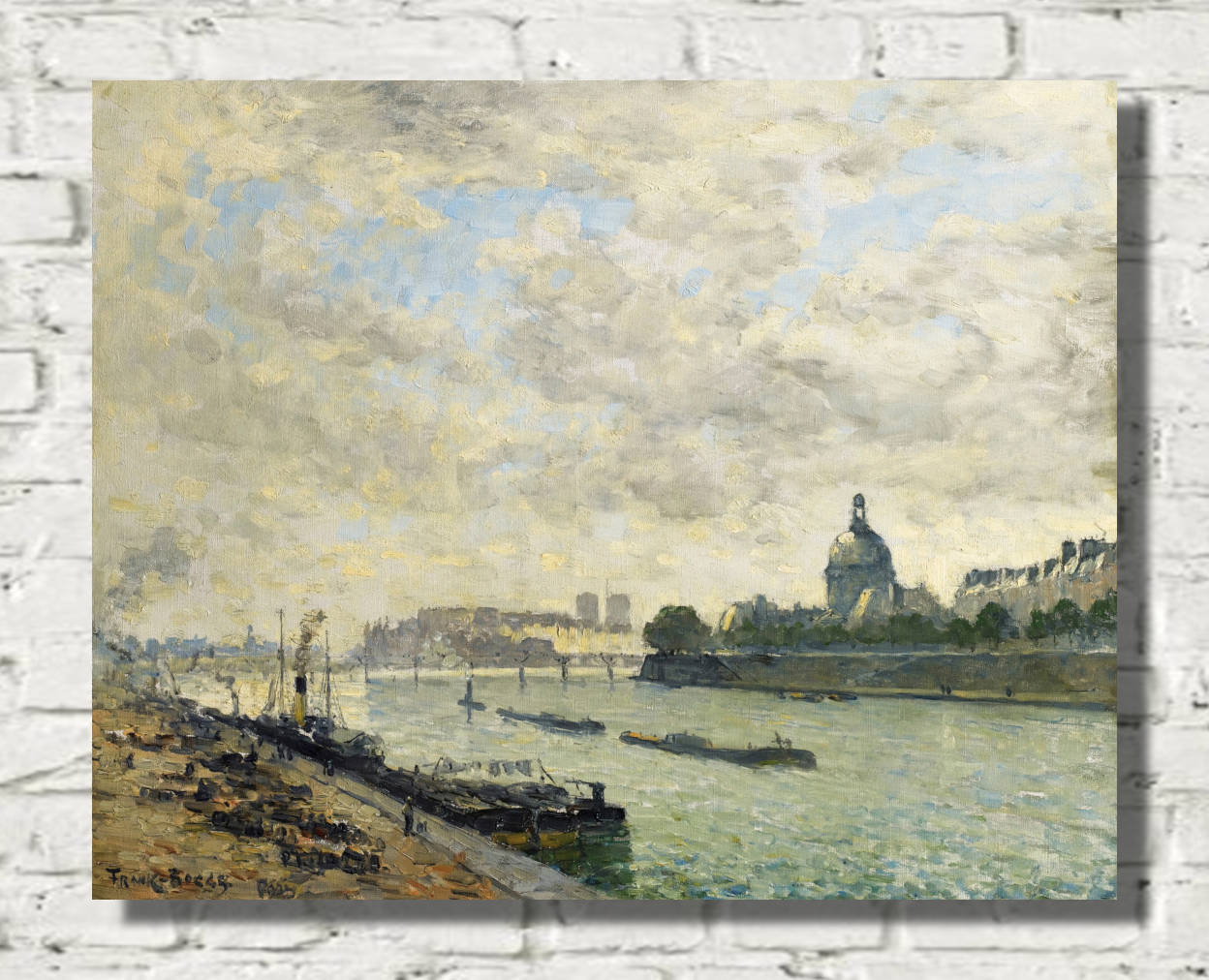 Frank Myers Boggs Print, Les quais de Seine à Paris