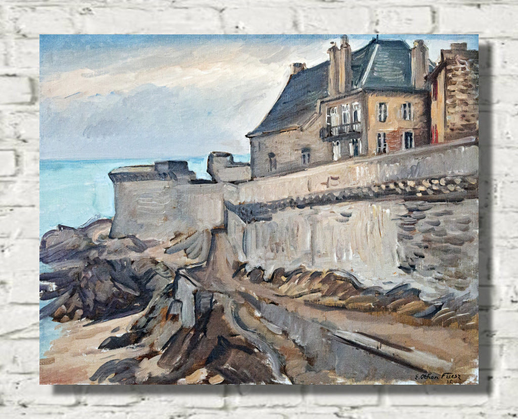 The Ramparts of Saint-Malo by Othon Friesz