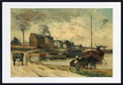 Paul Gauguin Print : The Cail and Quai de Grenelle factories (1875)