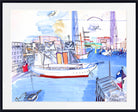 The old port of Marseille by Raoul Dufy