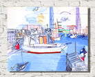 The old port of Marseille by Raoul Dufy