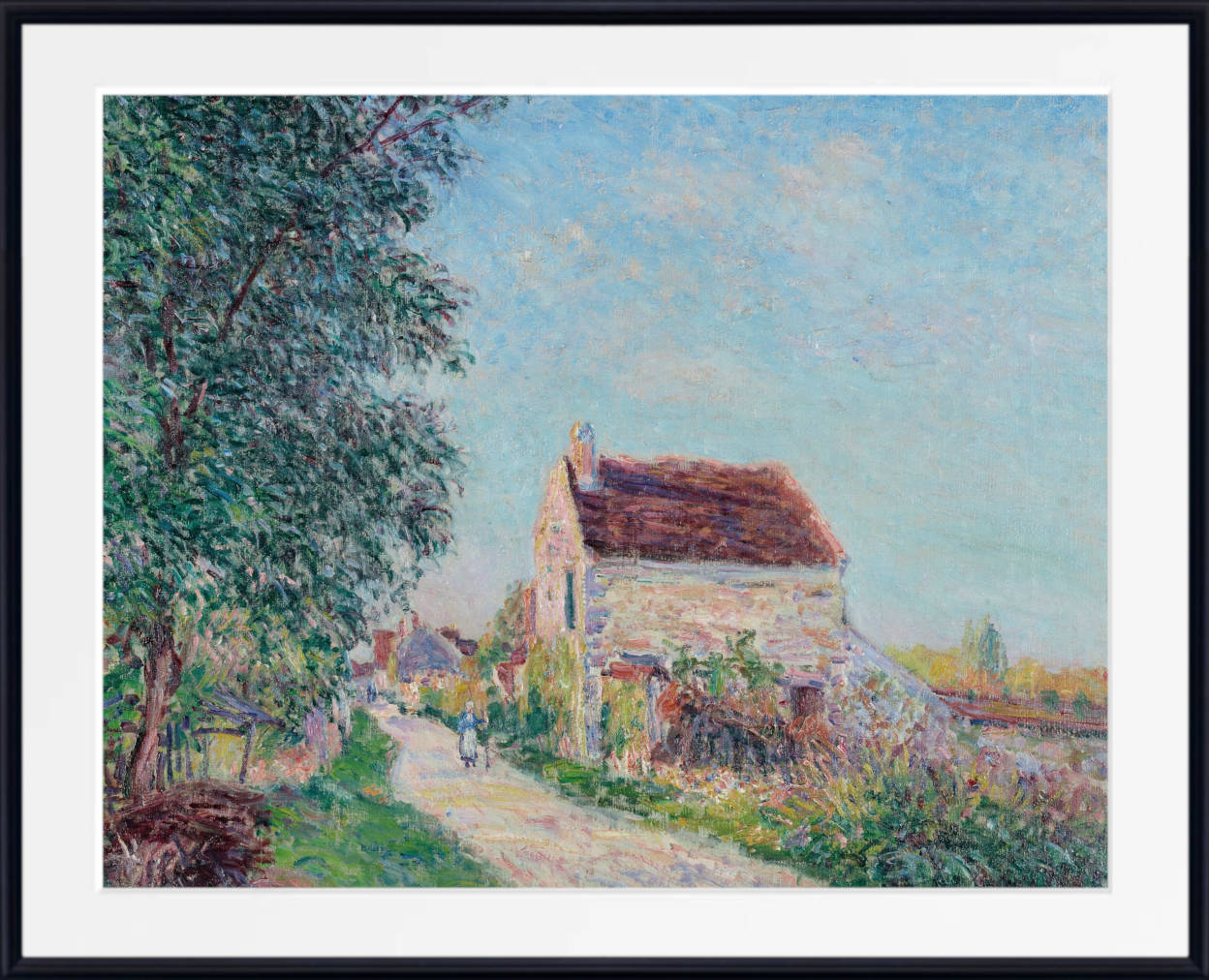 Alfred Sisley Print, The village of Sablons, near Veneux-Nadon 