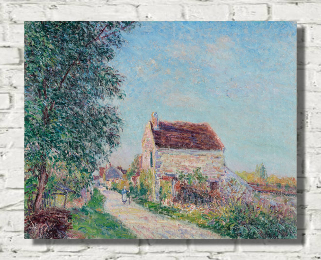 Alfred Sisley Print, The village of Sablons, near Veneux-Nadon 