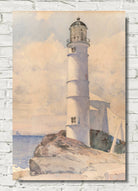 Frederick Childe Hassam Print : Lighthouse, Isle of Shoals (1886)