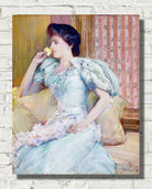 Frederick Childe Hassam Print : Portrait of  Lillie Langtry (c 1898)