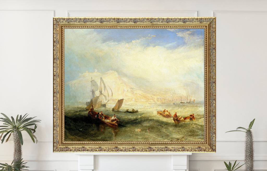Line Fishing, Off Hastings by William Turner