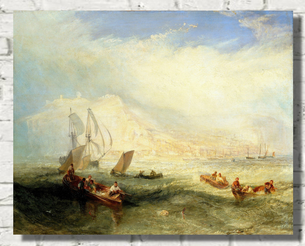 Line Fishing, Off Hastings by William Turner