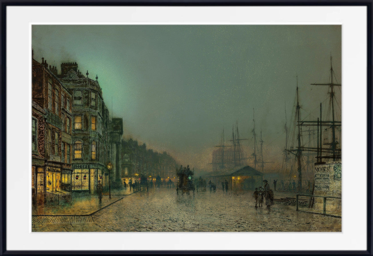 John Atkinson Grimshaw Print: Liverpool Lights