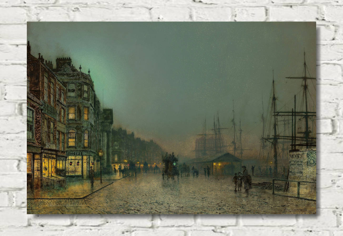 John Atkinson Grimshaw Print: Liverpool Lights