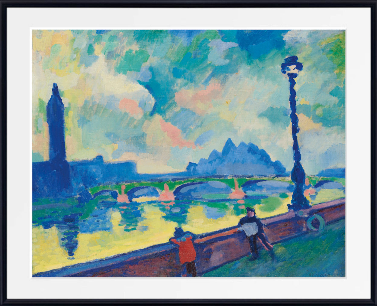 Derain、London:The Bridge、希少画集画、新品額付 London Bridge, by André Derain – GalleryThane