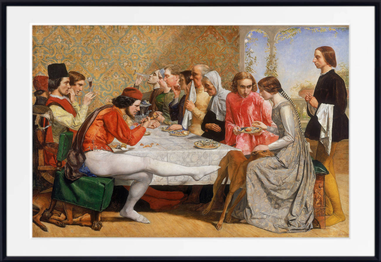 John Everett Millais Print, Lorenzo and Isabella (1848)