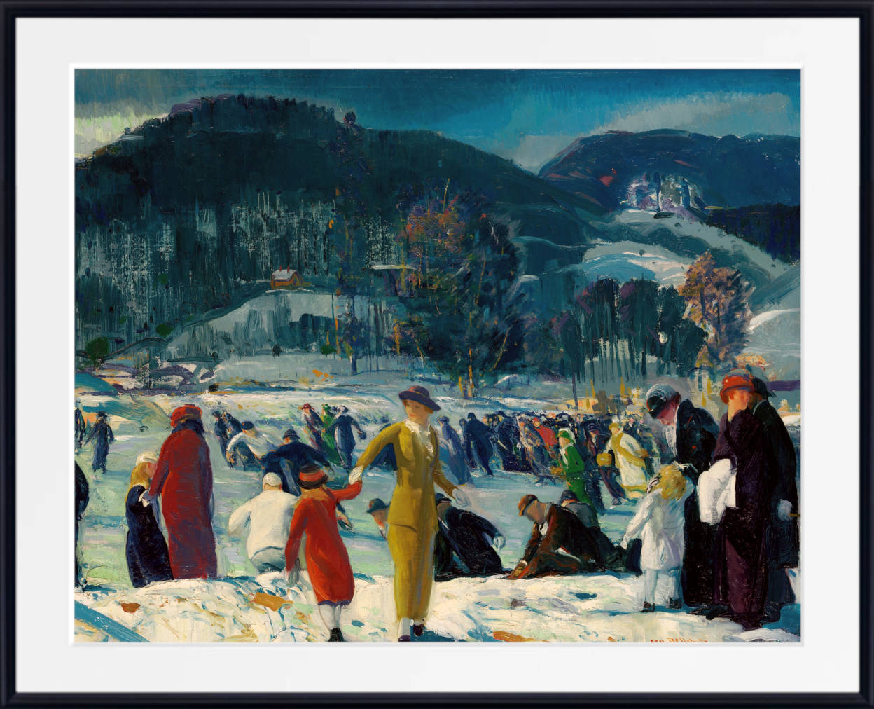 George Bellows Fine Art Print, Love of Winter