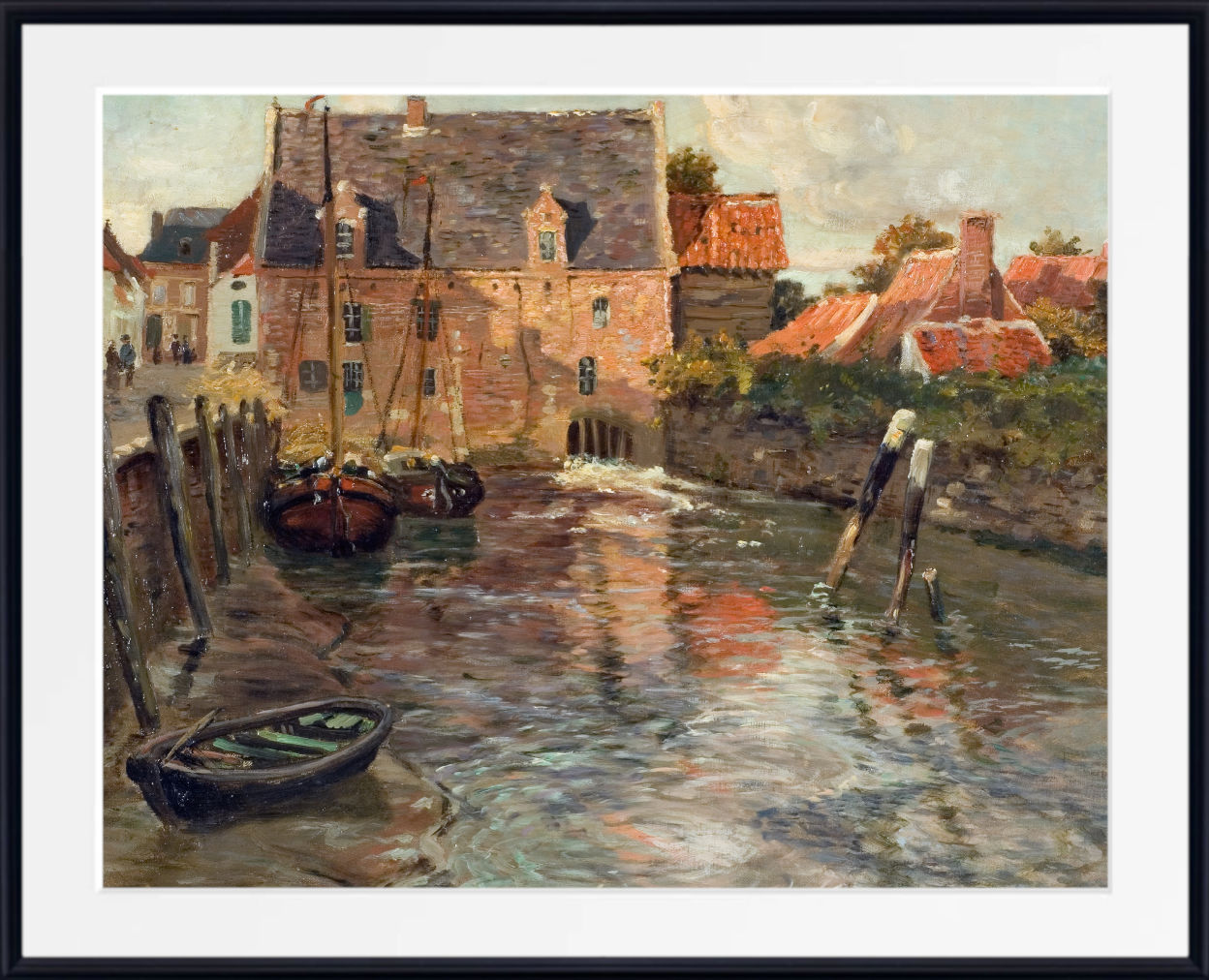 Low Water, Frits Thaulow Fine Art Print