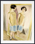 Nils Dardel Print : Lucienne at the mirror