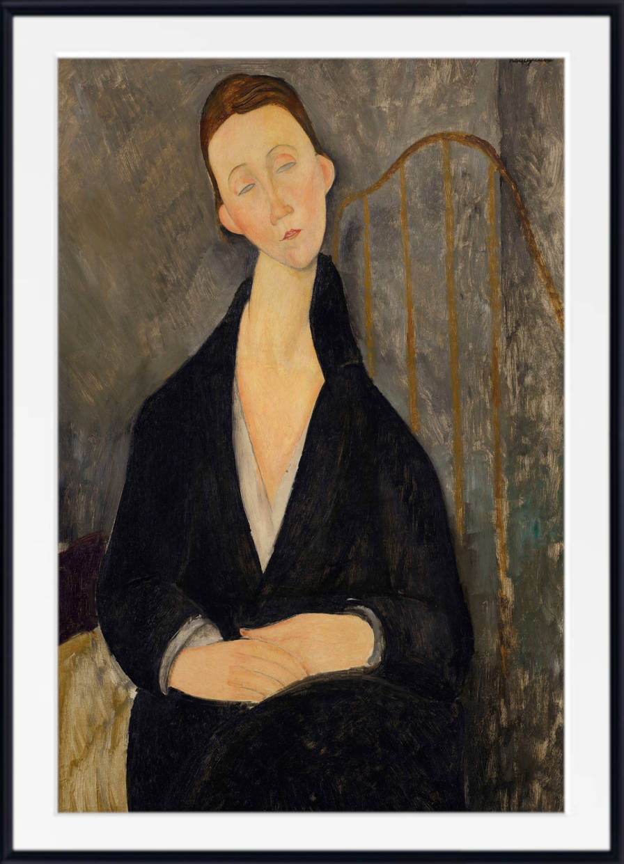 Amedeo Modigliani Wall Art Print : Lunia Czechowska (1919)