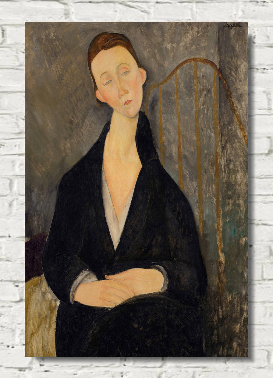 Amedeo Modigliani Wall Art Print : Lunia Czechowska (1919)