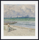 Paul Gustav Fischer Fine Art Print, Man on the Beach