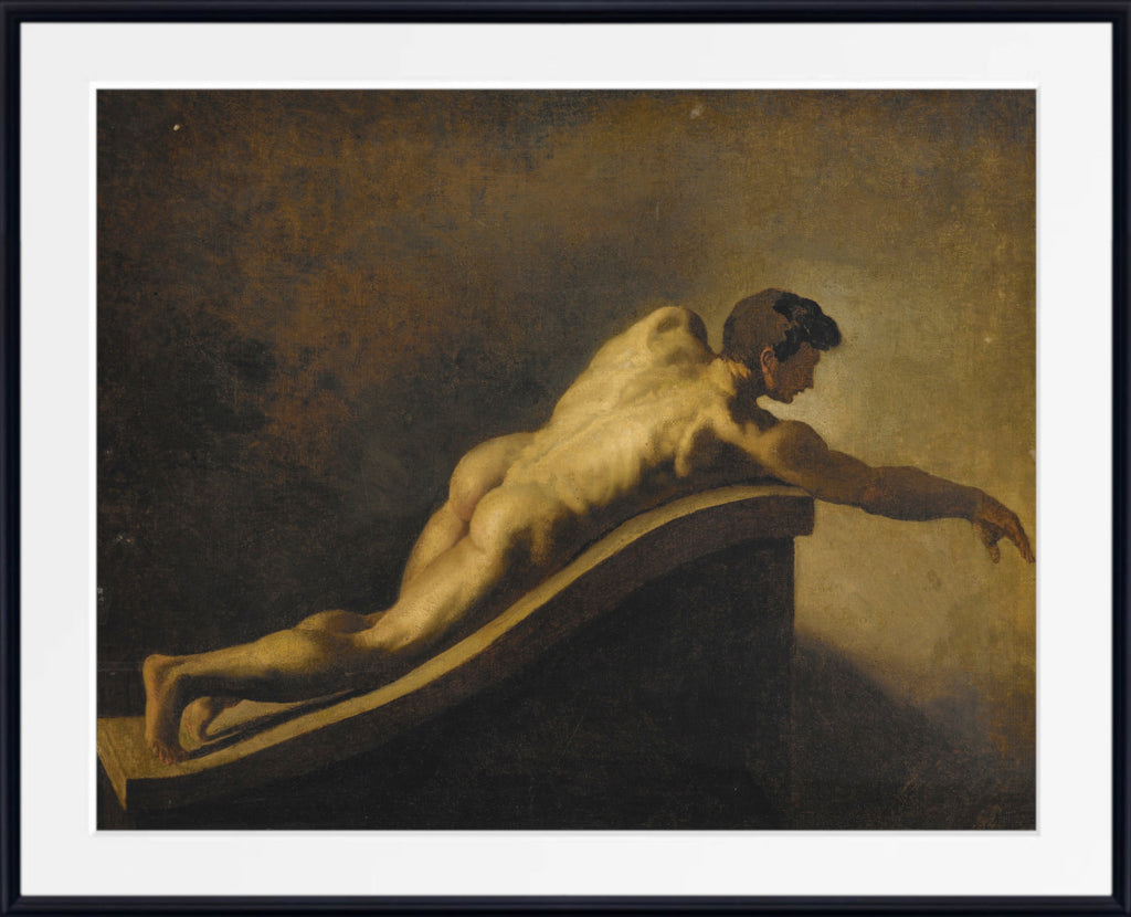 Man Lying Down, Théodore Géricault