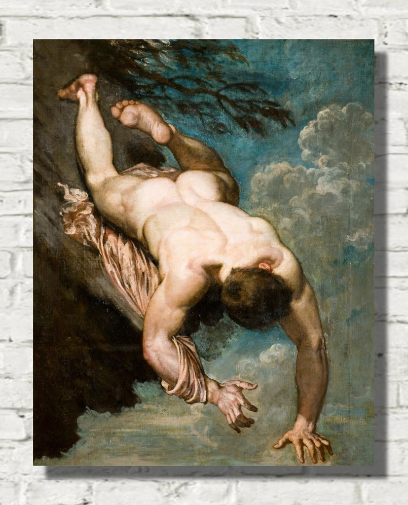 Manlius Hurled From The Rock (1818), William Etty