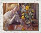 Frederick Childe Hassam Print : Maréchal Niel Roses (1919)